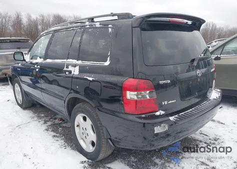2006 Toyota Highlander Limited V6 from USA, damaged, VIN JTEEP21A660161235